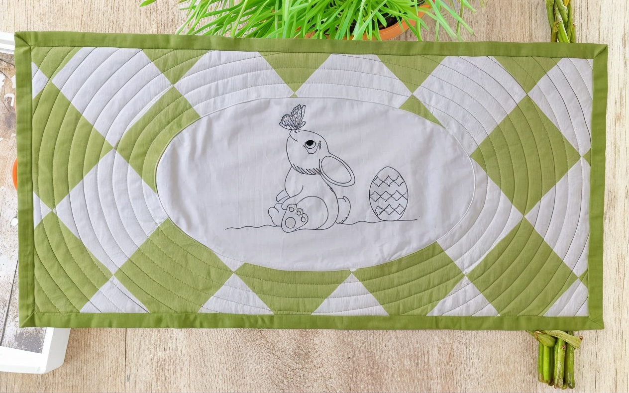 Tischläufer 'Osterhase' von Markus Michalski