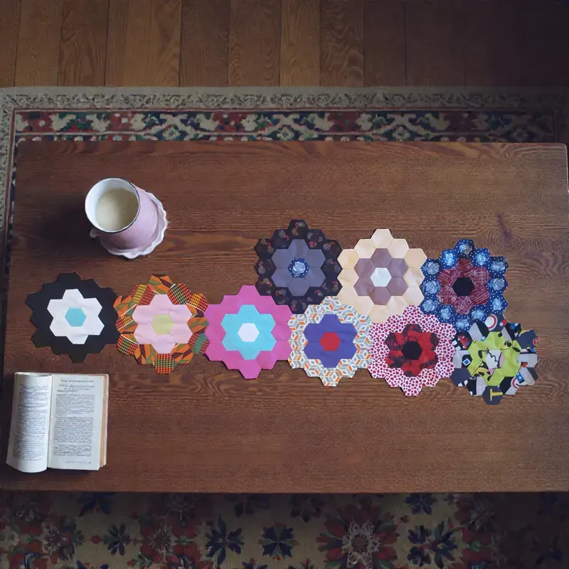 English Paper Piecing Beispiel