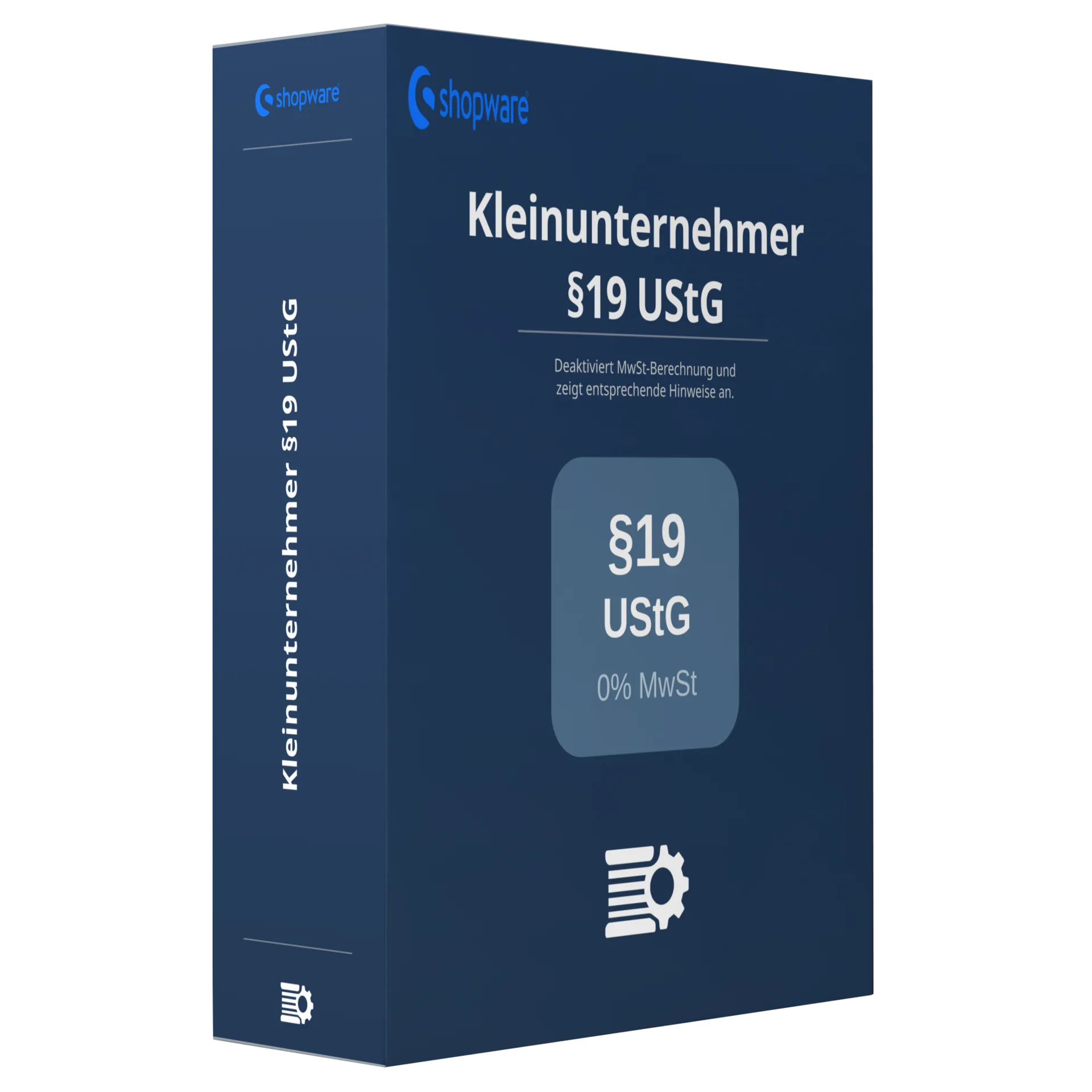 Produktbox des Kleinunternehmerplugins